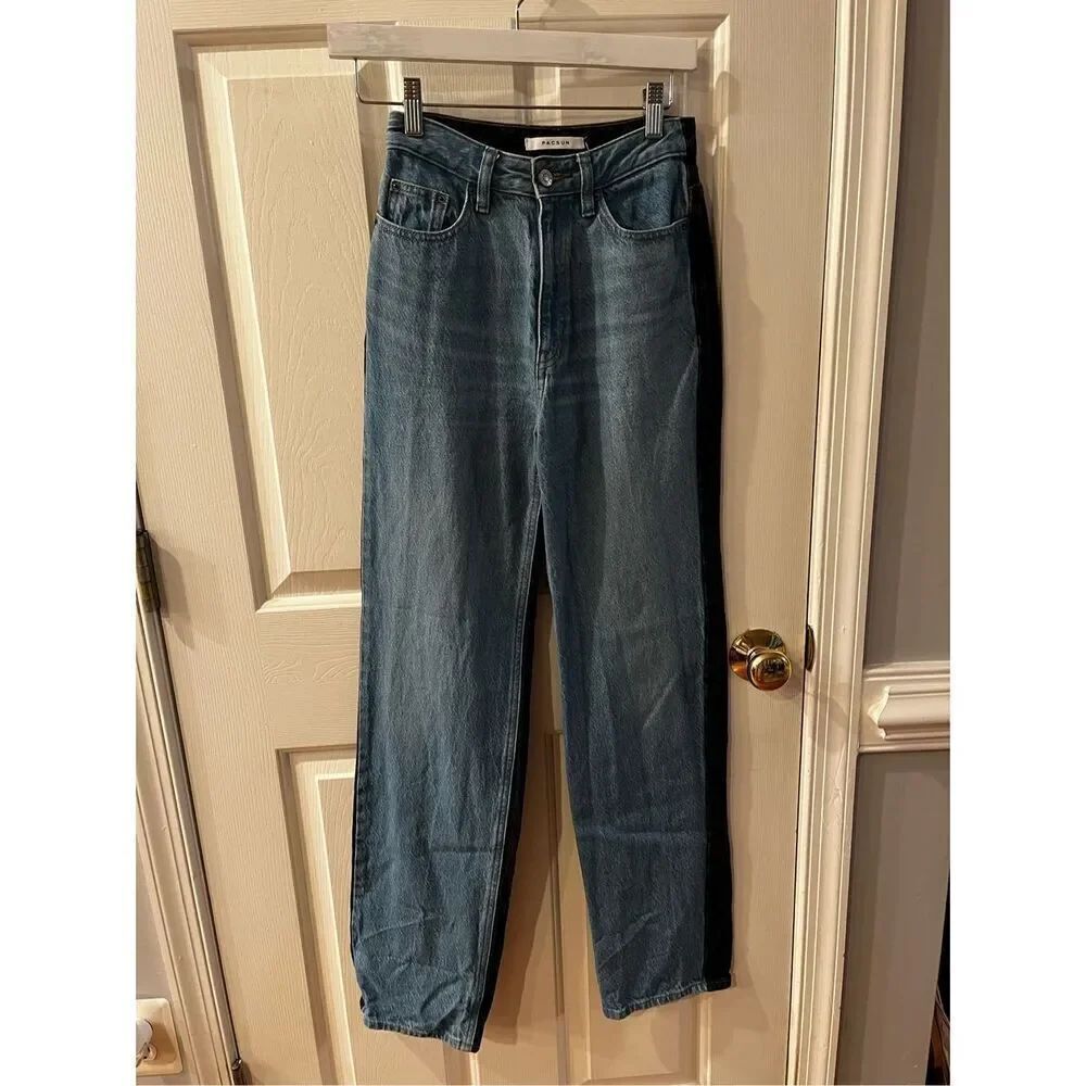 PACSUN 90’s Boyfriend Two Tone Jeans sz 24 EUC